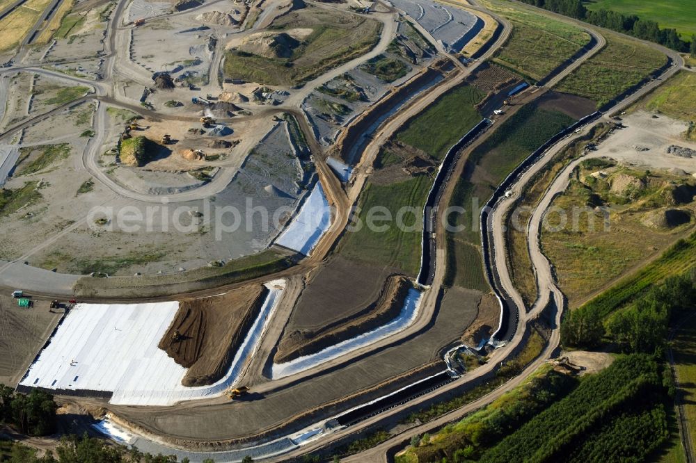 Aerial image Panketal - View of the dump Schwanebeck in Panketal in the state Brandenburg