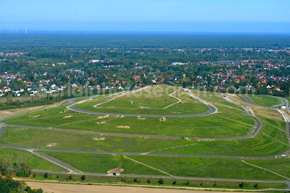 Aerial image Schwanebeck - View of the dump Schwanebeck in Panketal in the state Brandenburg
