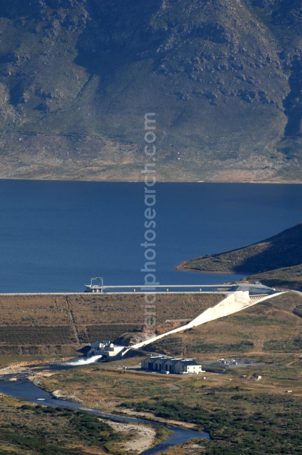 Aerial photograph KAPSTADT - The Wemmershoek Dam to the east of Cape Town was built in 1957