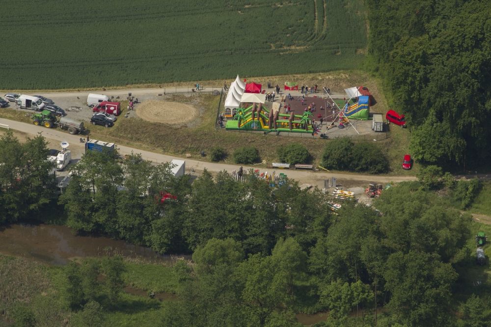 Aerial image Balve - The German Championship in Jumping in Balve in the state of North Rhine-Westphalia North Rhine-Westphalia
