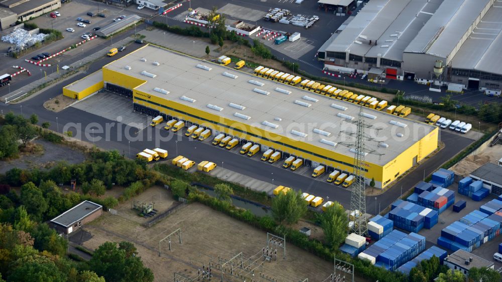 Aerial image Bonn - Deutsche Post Bonn branch, DHL delivery base in the state North Rhine-Westphalia, Germany