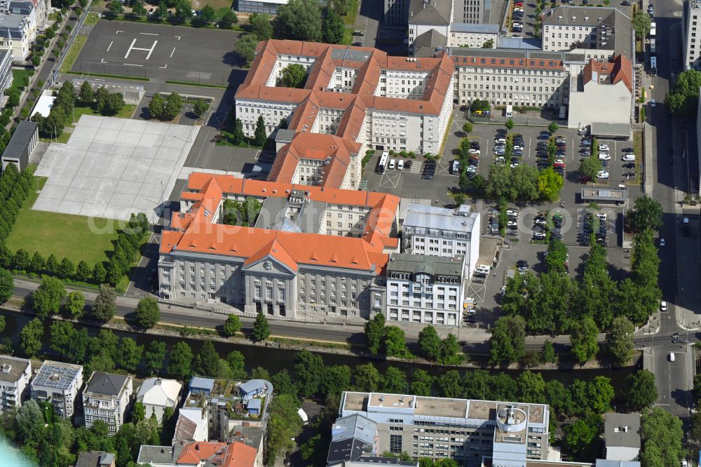 Berlin from above - View of the ministry of defence in the Bendlerblock area of the Tiergarten part of Berlin in Germany