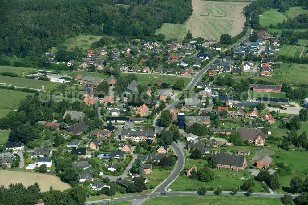 Aerial image Alt Mölln - Village view of Alt Moelln in the state Schleswig-Holstein