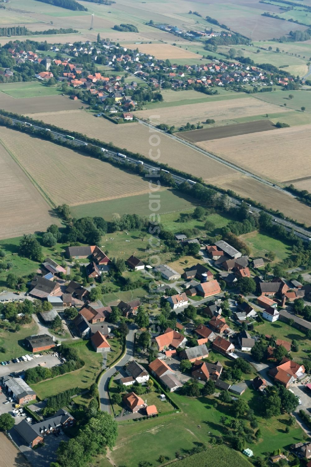 Aerial image Bültenbrink - Village view of Bueltenbrink in the state Lower Saxony