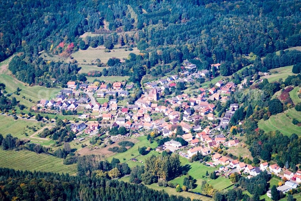 Aerial image Bobenthal - Village view of Bobenthal in the state Rhineland-Palatinate