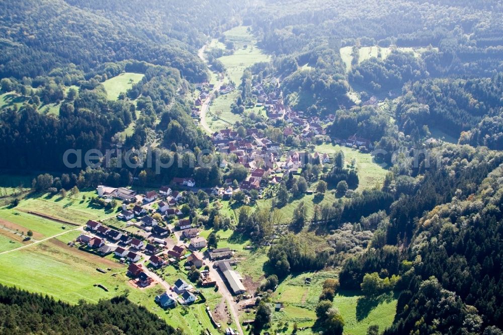 Aerial photograph Bobenthal - Village view of Bobenthal in the state Rhineland-Palatinate