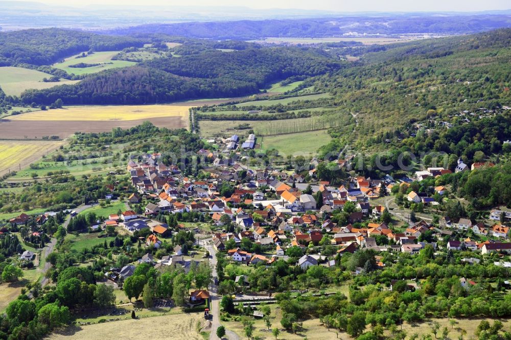 Aerial photograph Breitungen - Village view in Breitungen in the state Saxony-Anhalt, Germany