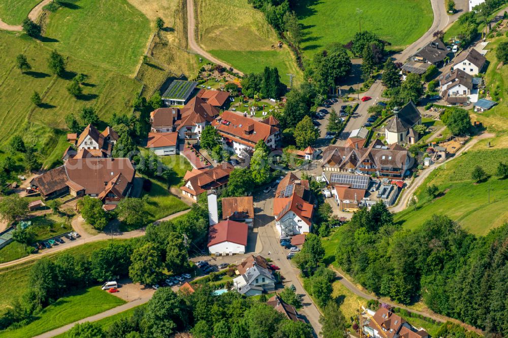 Aerial photograph Brettental - Village view in Brettental in the state Baden-Wuerttemberg, Germany