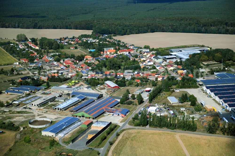 Aerial image Cobbelsdorf - Village view in Cobbelsdorf in the state Saxony-Anhalt, Germany