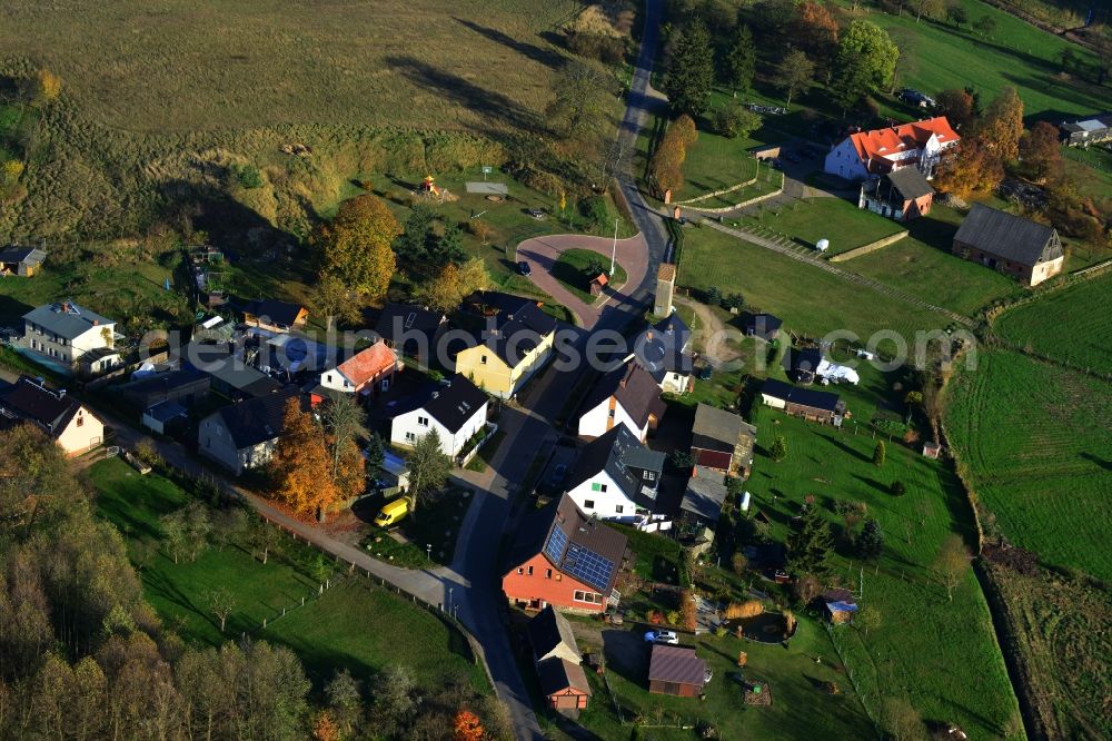 Aerial photograph Godendorf - Village view in Godendorf in the state Mecklenburg - Western Pomerania, Germany