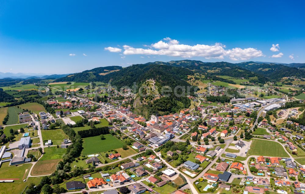 Aerial photograph Griffen - Village view in Griffen in Kaernten, Austria