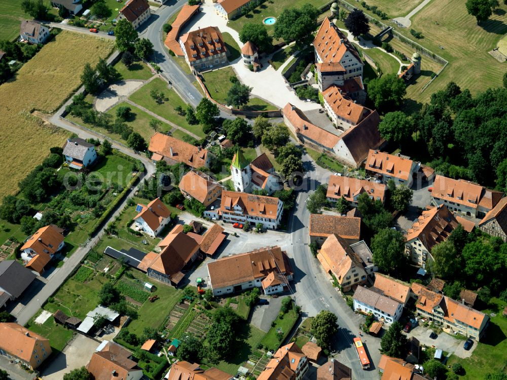 Aerial photograph Kilchberg - Village view in Kilchberg in the state Baden-Wuerttemberg, Germany