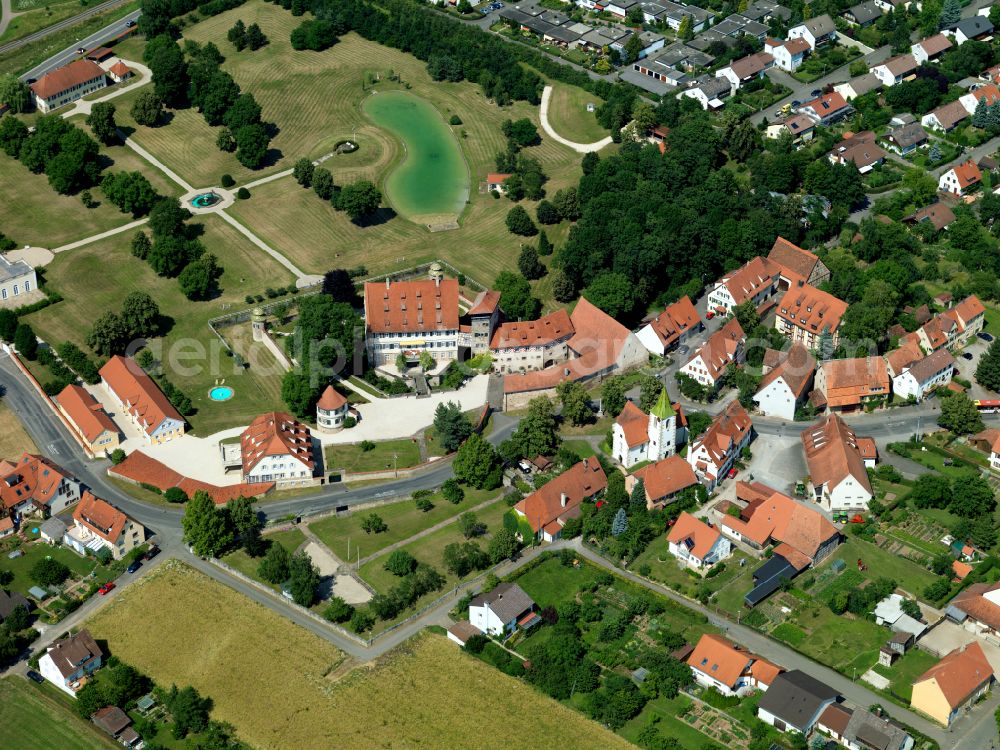Kilchberg from the bird's eye view: Village view in Kilchberg in the state Baden-Wuerttemberg, Germany