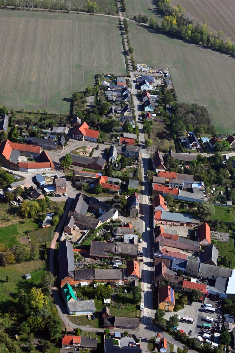 Aerial photograph Knapendorf - Village view in Knapendorf in the state Saxony-Anhalt, Germany