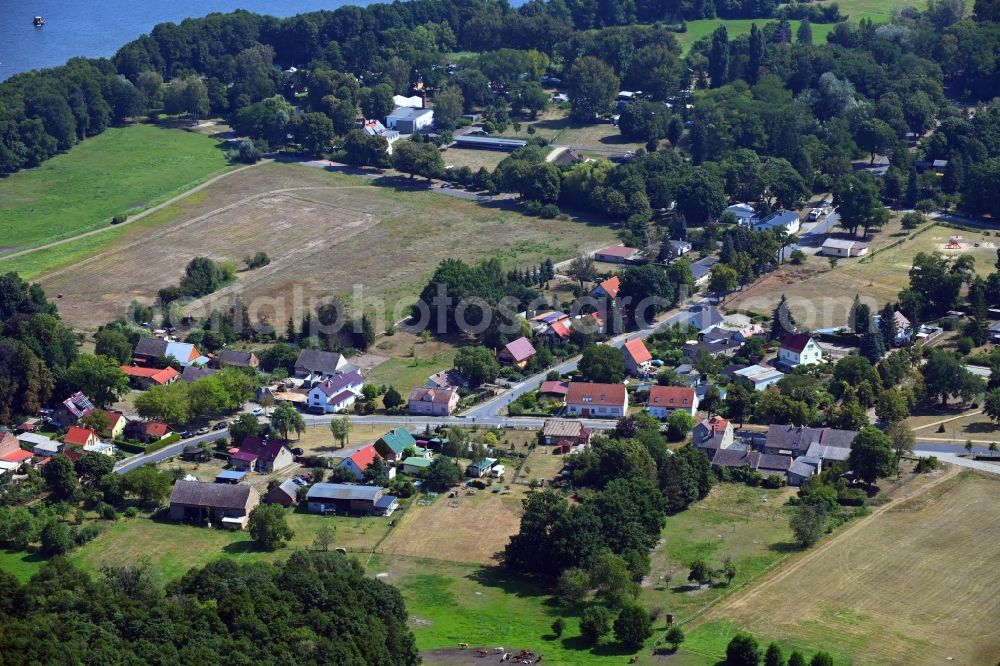 Aerial photograph Kolberg - Village view in Kolberg in the state Brandenburg, Germany