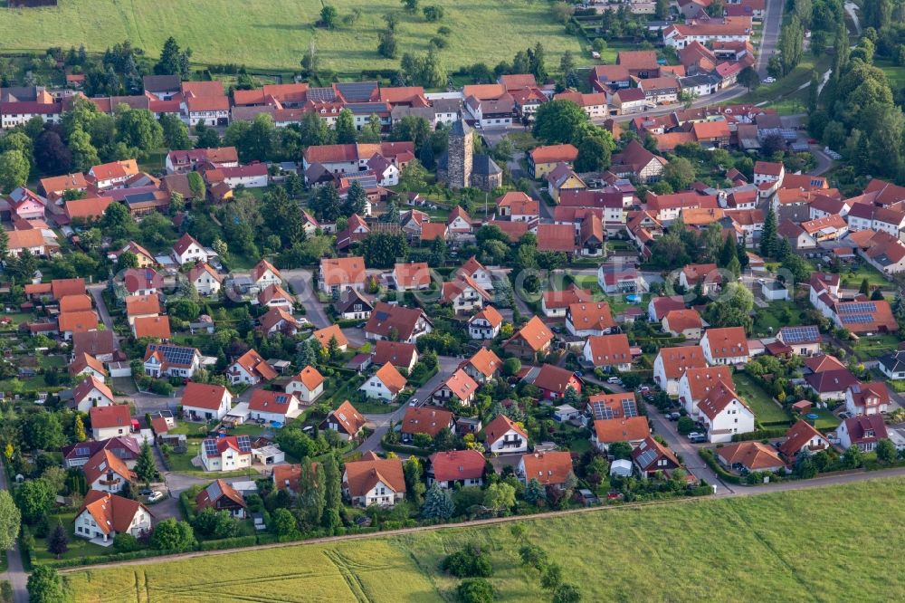 Aerial photograph Leina - Village view in Leina in the state Thuringia, Germany