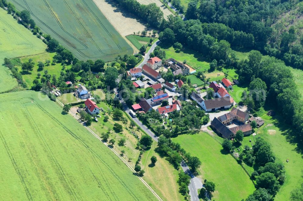 Lindenberg from above - Village view in Lindenberg in the state Saxony-Anhalt, Germany