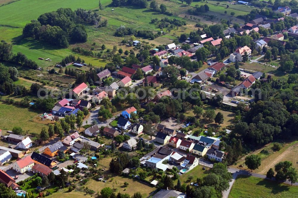 Aerial photograph Löwenbruch - Village view in Loewenbruch in the state Brandenburg, Germany