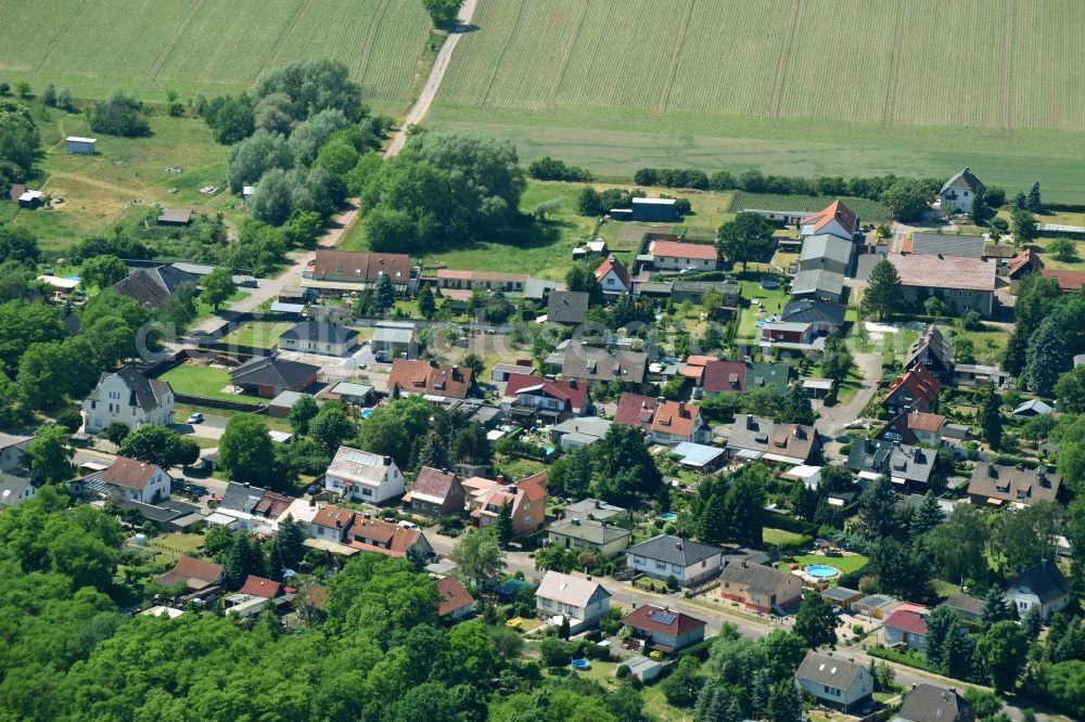 Aerial photograph Meseberg - Village view in Meseberg in the state Saxony-Anhalt, Germany