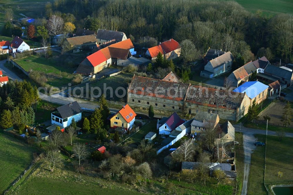 Neehausen from above - Village view in Neehausen in the state Saxony-Anhalt, Germany