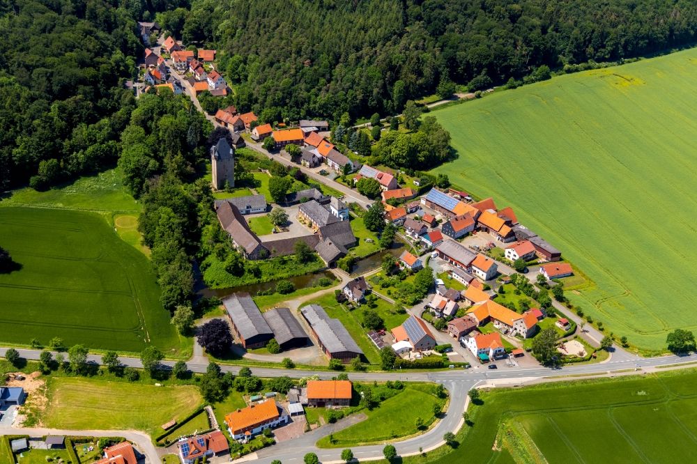Aerial photograph Nordenbeck - Village view in Nordenbeck in the state Hesse, Germany