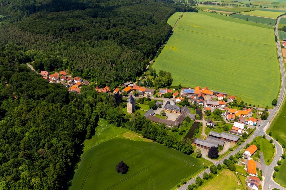 Aerial image Nordenbeck - Village view in Nordenbeck in the state Hesse, Germany