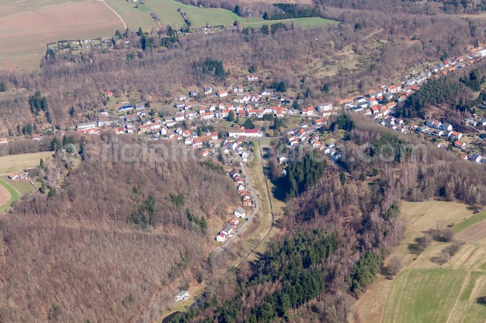 Aerial image Pirmasens - Village view in the district Niedersimten in Pirmasens in the state Rhineland-Palatinate, Germany
