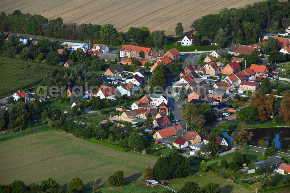 Aerial image Ovelgünne - Village view in Ovelguenne in the state Saxony-Anhalt, Germany