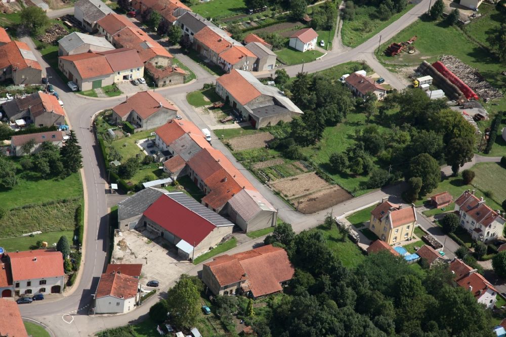 Aerial photograph Piblange - Village view in Piblange in Grand Est, France