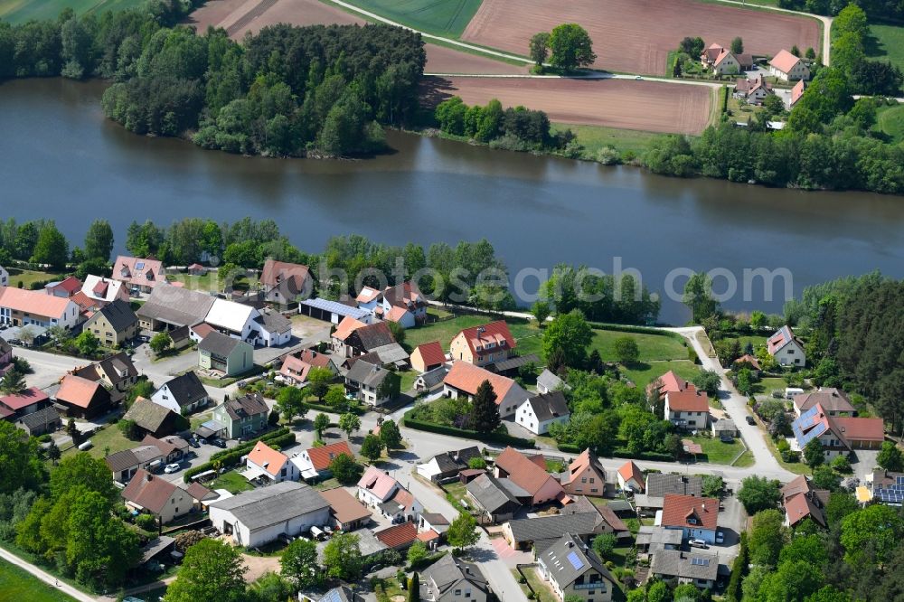 Aerial image Polsdorf - Village view in Polsdorf in the state Bavaria, Germany