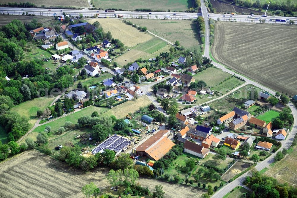 Aerial image Ragwitz - Village view in Ragwitz in the state Saxony-Anhalt, Germany
