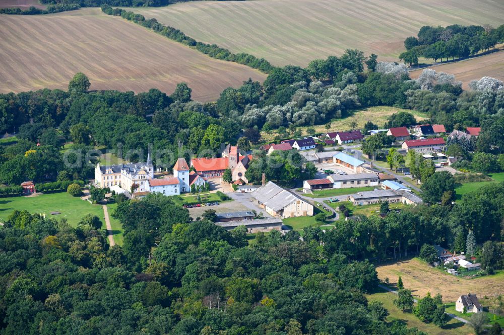 Aerial image Liebenberg - Village - view on the edge of forested areas in Liebenberg Loewenberger Land in the state Brandenburg, Germany