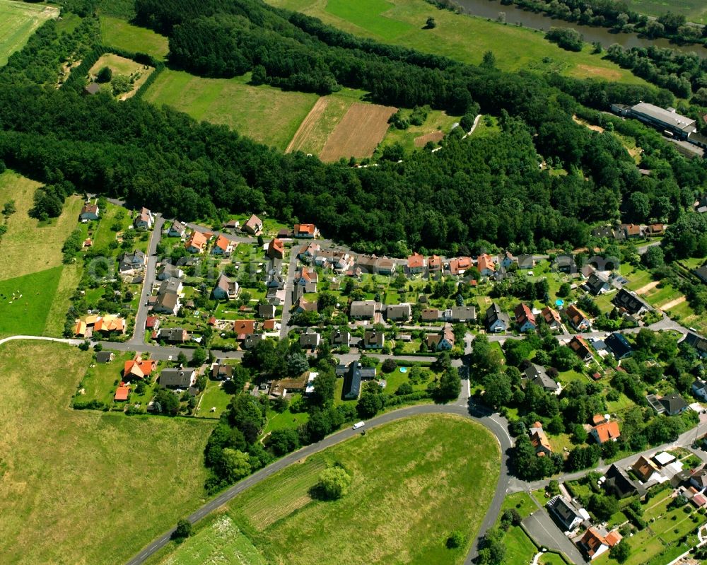 Aerial photograph Speele - Village - view on the edge of forested areas in Speele in the state Lower Saxony, Germany