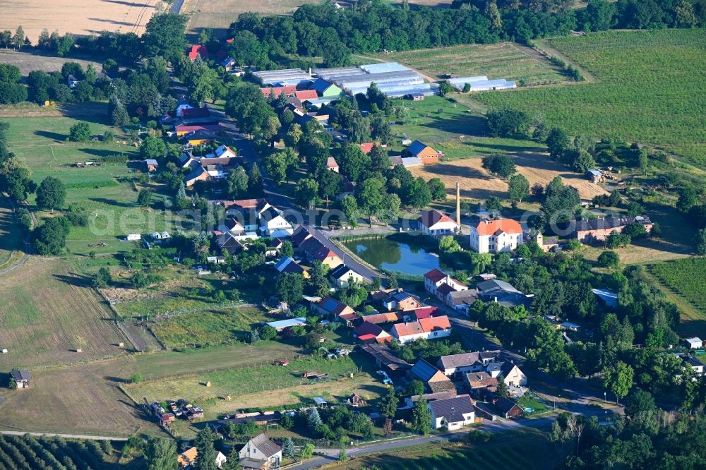 Aerial photograph Schenkendorf - Village view in Schenkendorf in the state Brandenburg, Germany