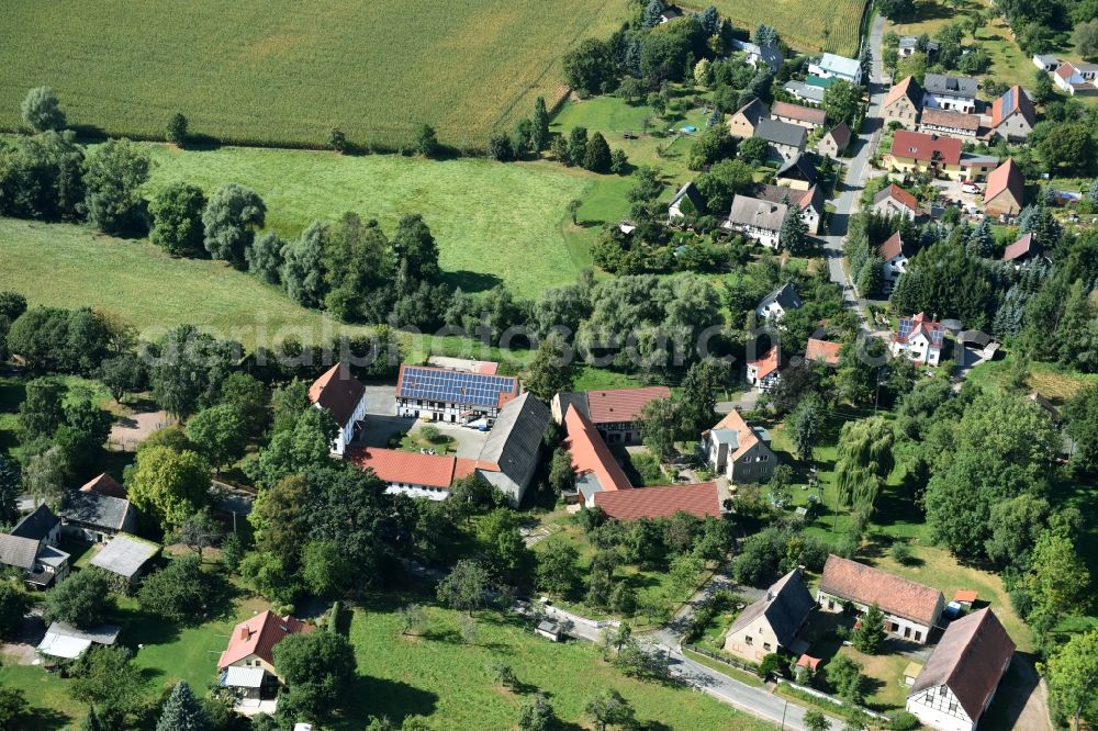 Aerial image Schönberg - Village view of Schoenberg in the state Saxony