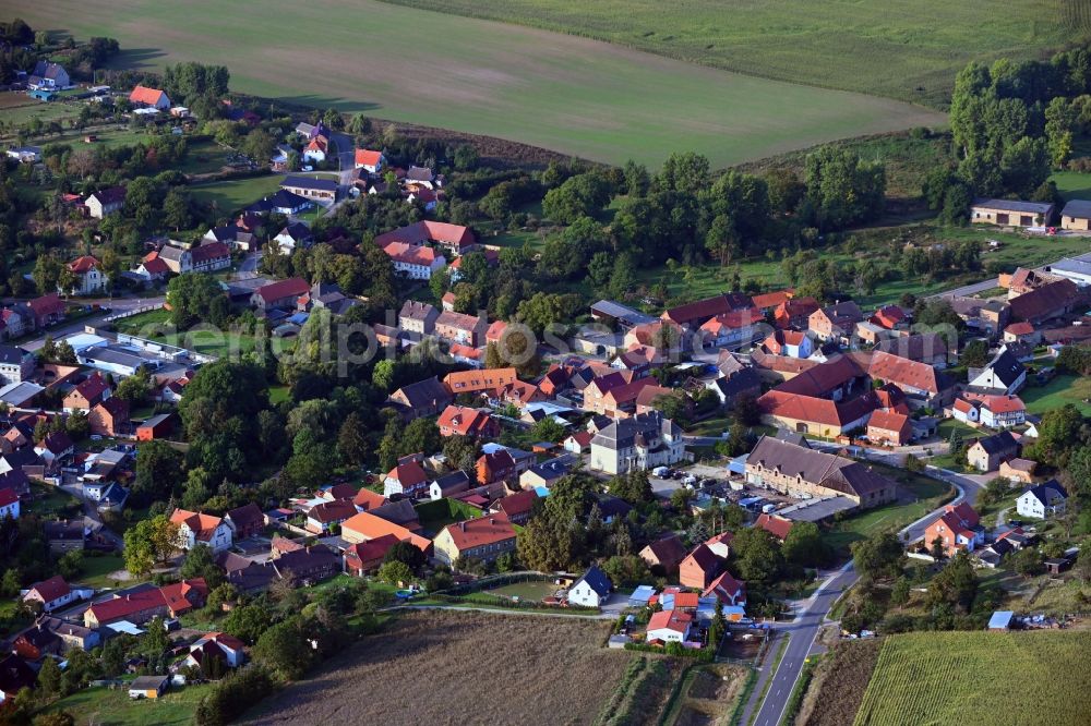 Aerial photograph Sommersdorf - Village view in Sommersdorf in the state Saxony-Anhalt, Germany