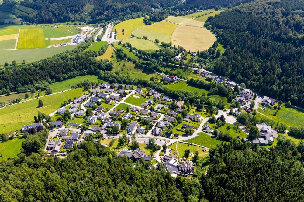 Aerial photograph Stryck - Village view in Stryck in the state Hesse, Germany