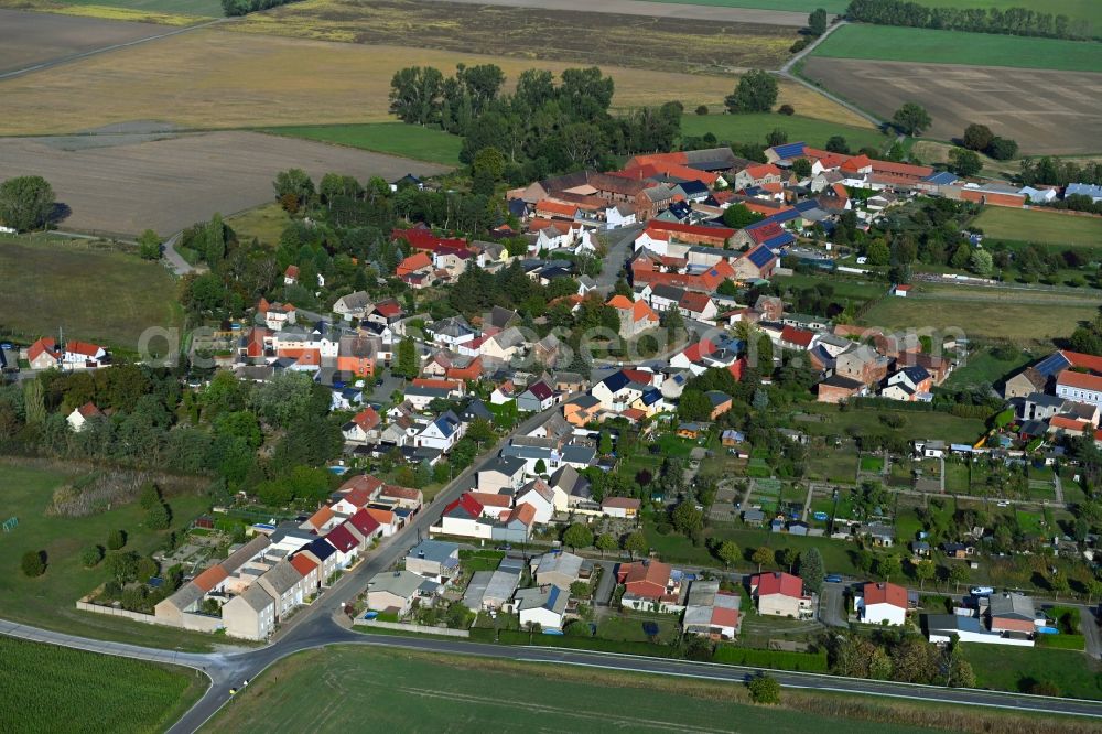 Aerial image Vahldorf - Village view in Vahldorf in the state Saxony-Anhalt, Germany