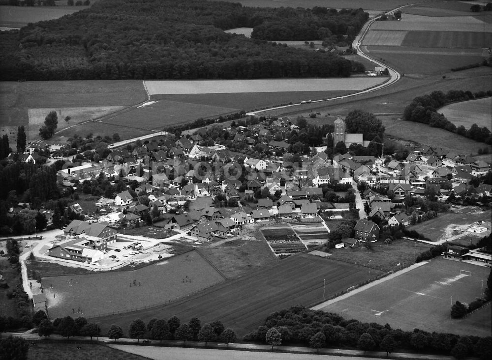 Veen from above - Village view in Veen in the state North Rhine-Westphalia, Germany