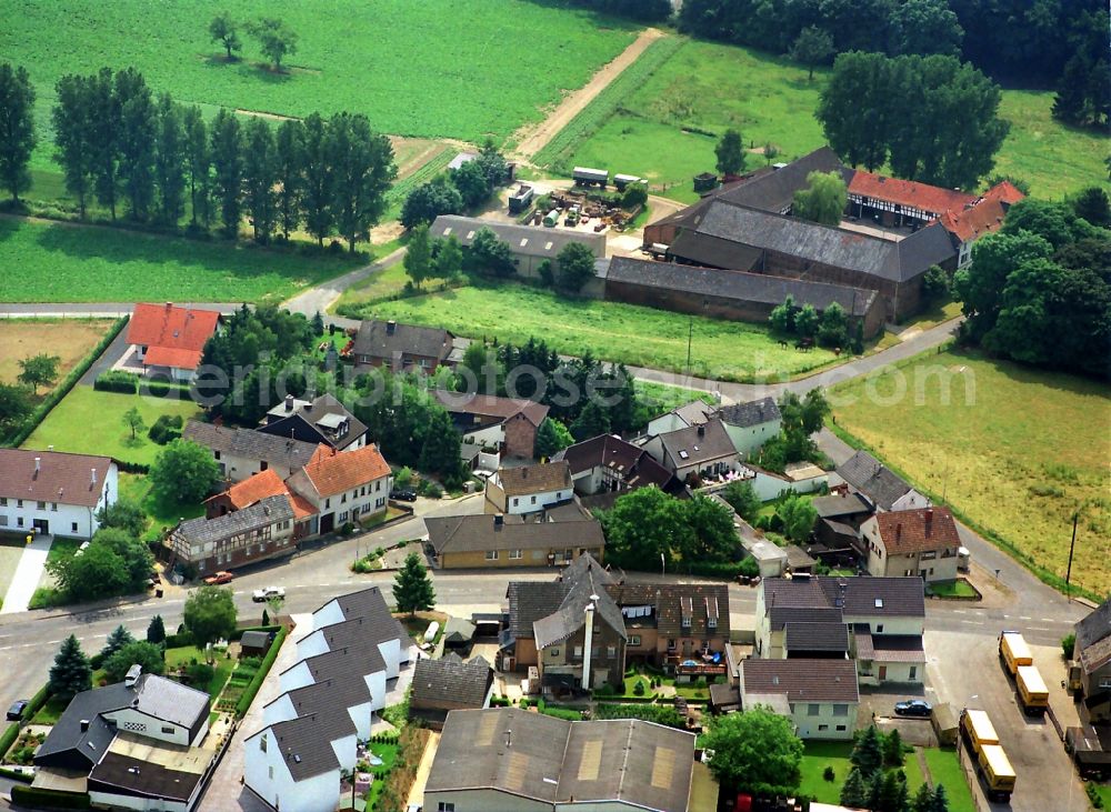 Aerial photograph Vettelhoven - Village view in Vettelhoven in the state Rhineland-Palatinate, Germany