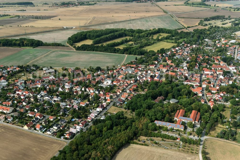 Aerial photograph Vieselbach - View of the village of Vieselbach in the state of Thuringia