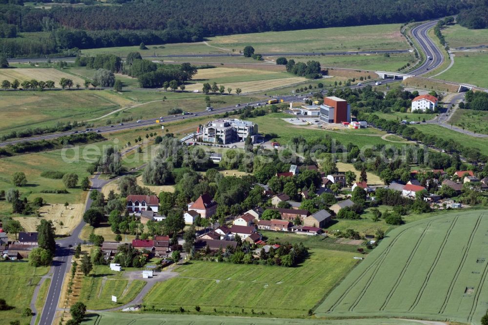 Aerial photograph Waßmannsdorf - Village view in Wassmannsdorf in the state Brandenburg, Germany