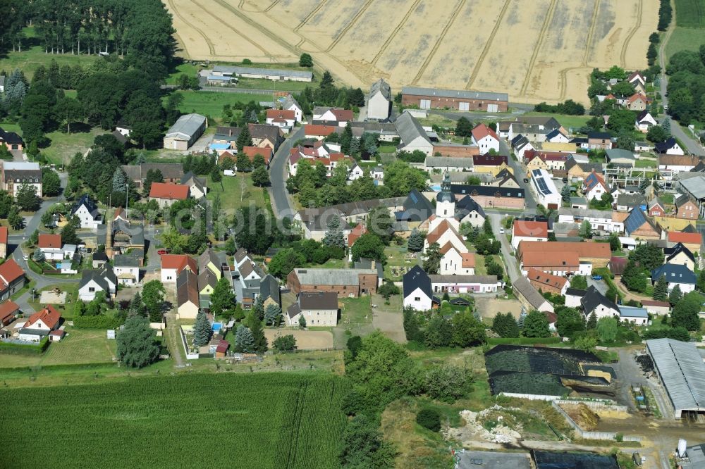 Aerial photograph Zschepplin - Village view of Zschepplin in the state Saxony