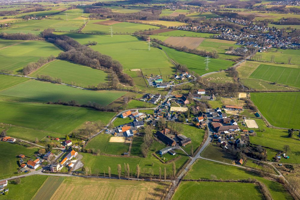 Aerial image Altendorf - Village view in Altendorf at Sauerland in the state North Rhine-Westphalia, Germany