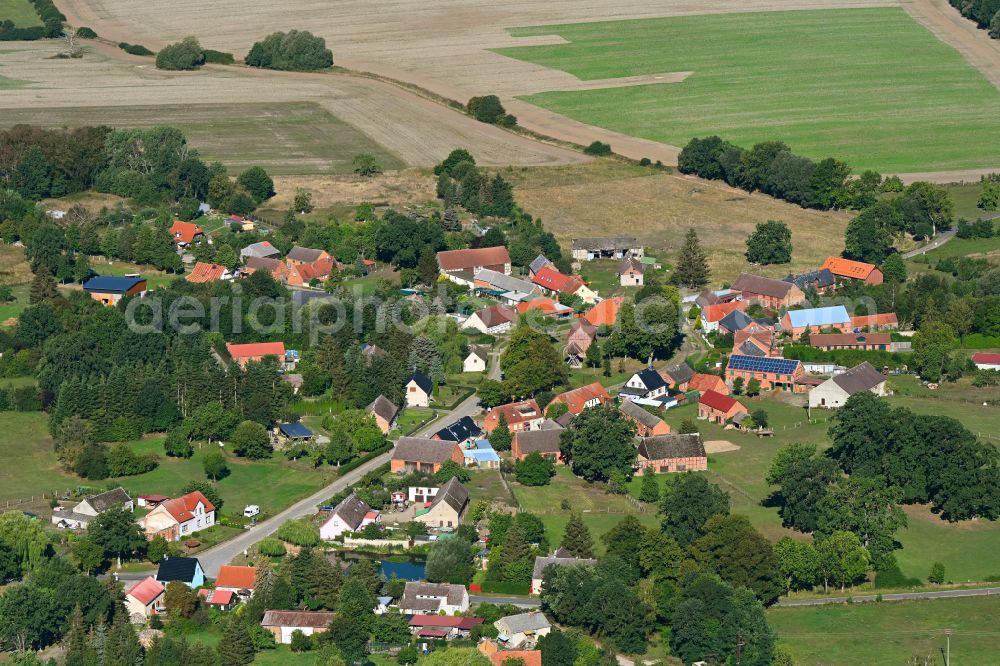 Aerial photograph Buckow - Village view in Buckow in the state Brandenburg, Germany