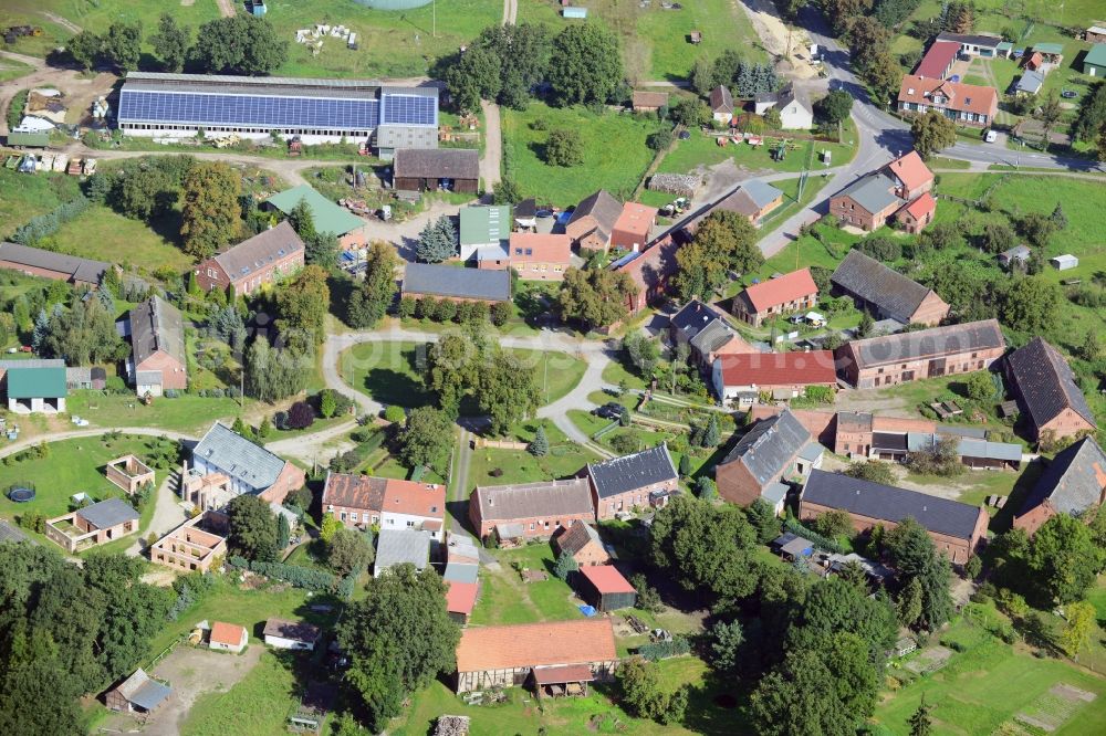 Aerial photograph Breese - Village in Breese in Brandenburg