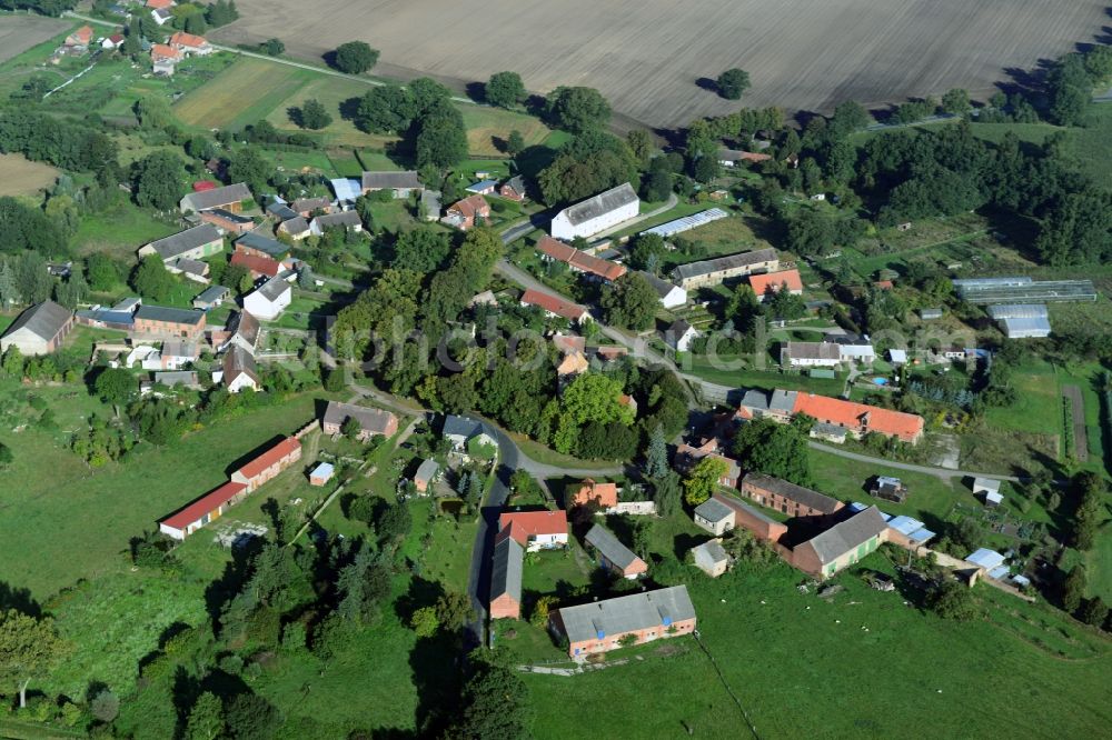 Aerial photograph Halenbeck-Rohlsdorf - Village of Halen-Rohlsdorf in Brandenburg