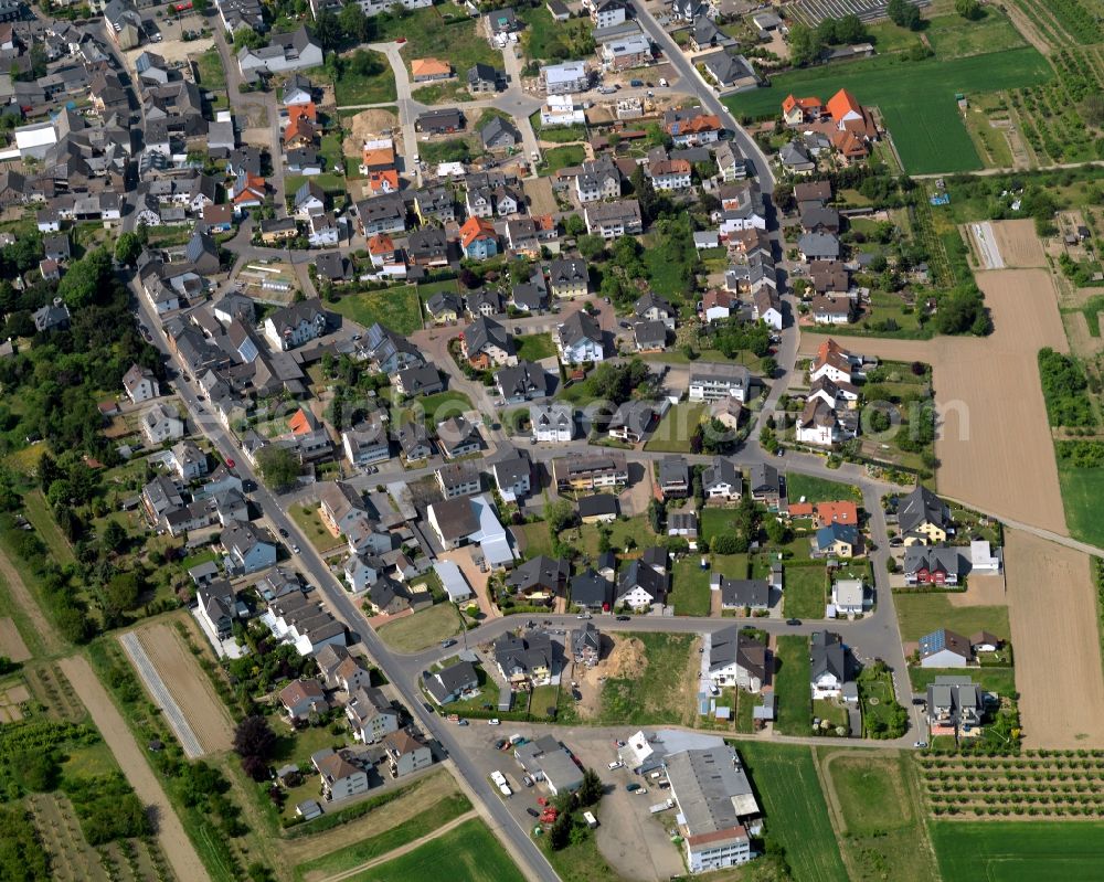 Kettig from the bird's eye view: Village core of in Kettig in the state Rhineland-Palatinate