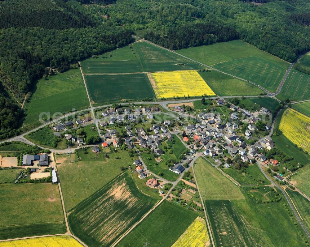 Aerial photograph Schweighausen - Village core in Schweighausen in the state Rhineland-Palatinate