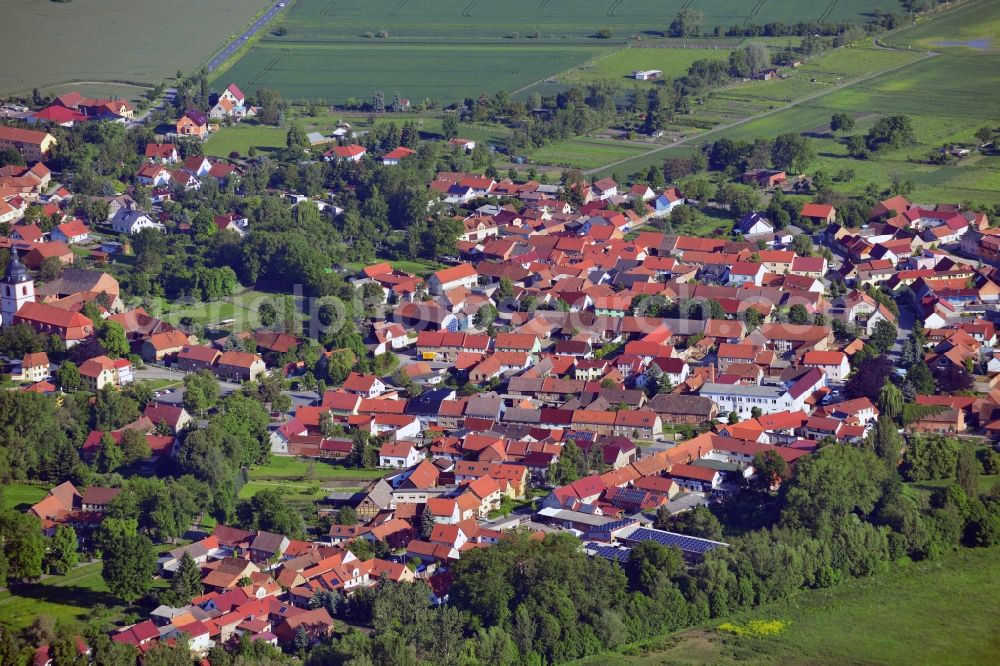 Sömmerda from the bird's eye view: View of the village Sömmerda in Thuringia